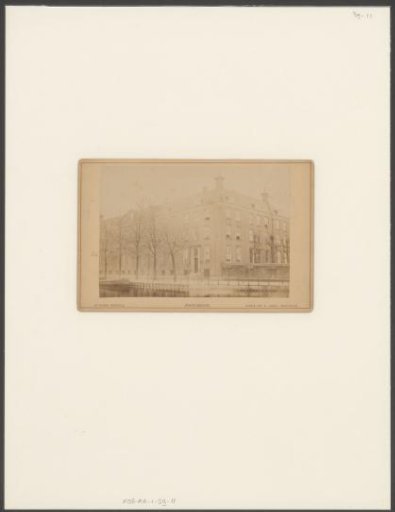 View of the Lutheran Deacon's House in Amsterdam