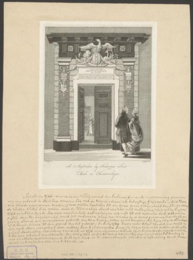 Gate of the Lutheran Deacon's House in Amsterdam