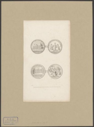 Medals for the inauguration of the Lutheran Deacon's House in Amsterdam