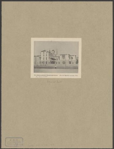 View of the Hospital of the Reformed Nursing Association in Amsterdam