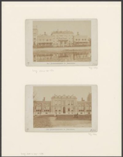 View of the Children's Hospital in the Sarphatistraat in Amsterdam
