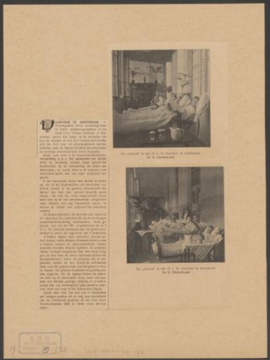 Patients undergoing a bath cure at the Our Lady's Hospital in Amsterdam