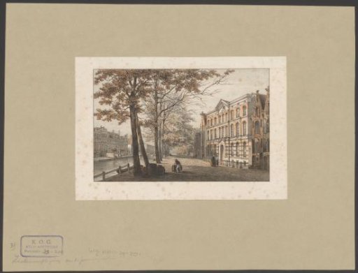 View of the Prinsengracht Hospital in Amsterdam