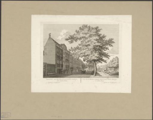 View of the Van Brants-Rushofje in Amsterdam