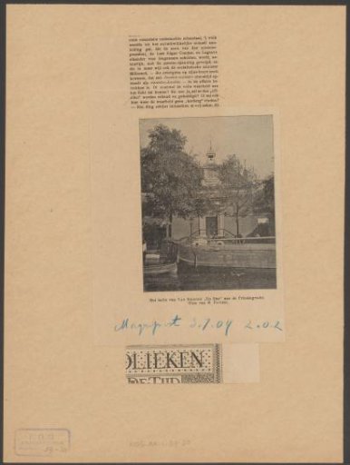 View of the Van Brienenhofje in Amsterdam