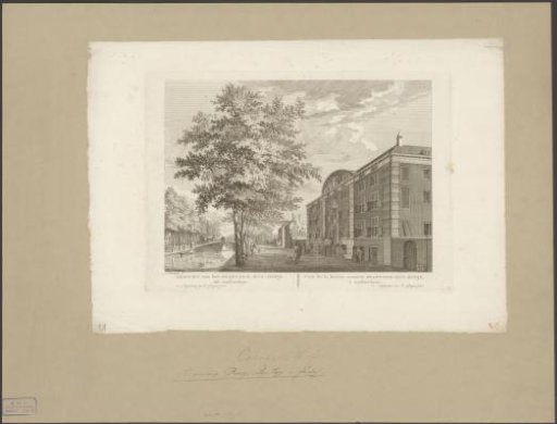 View of the Corvershof in Amsterdam