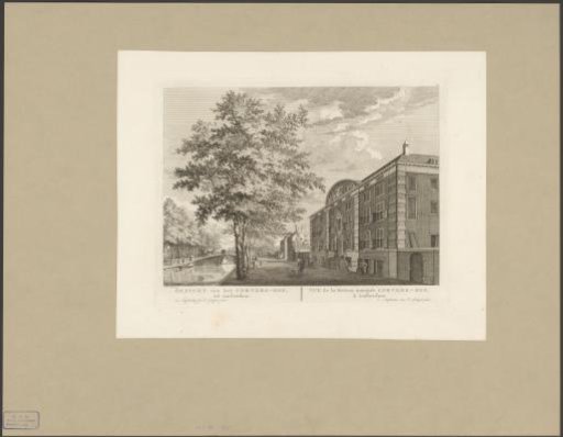View of the Corvershof in Amsterdam