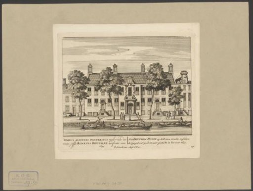 View of the Deutzenhofje in Amsterdam