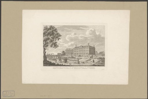 View of the Lutheran Diaconiehuis in Amsterdam