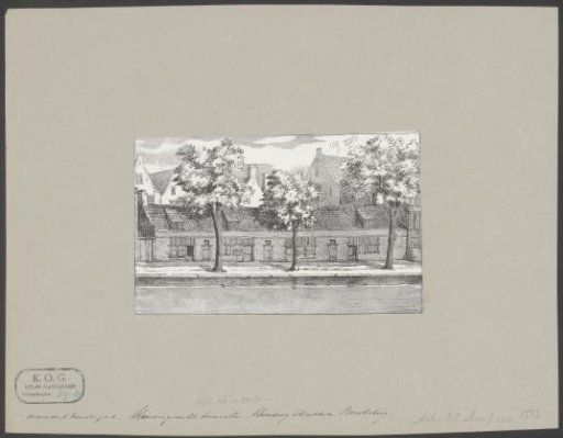 View of the Hamershofje in Amsterdam