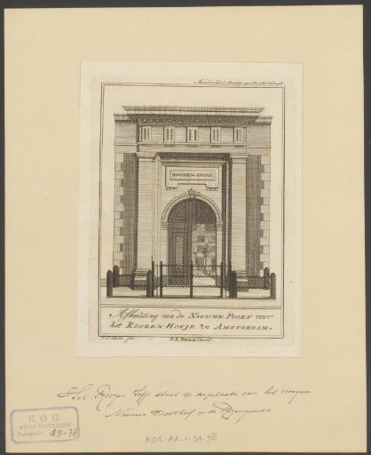 Gate of the Rozenhofje in Amsterdam