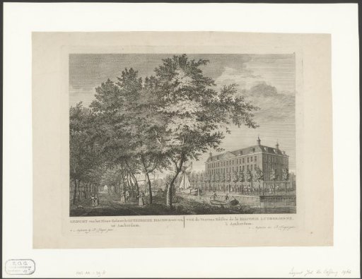View of the Lutheran Diaconiehuis in Amsterdam