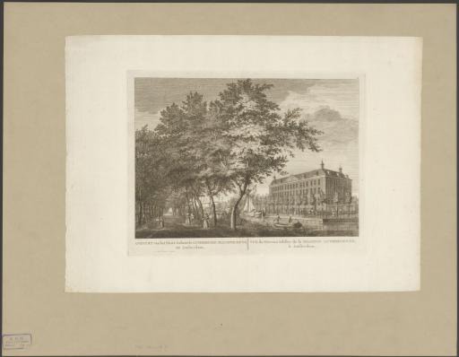 View of the Lutheran Diaconiehuis in Amsterdam