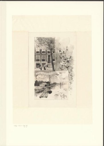 View of the building of the Society of Charity according to Ability