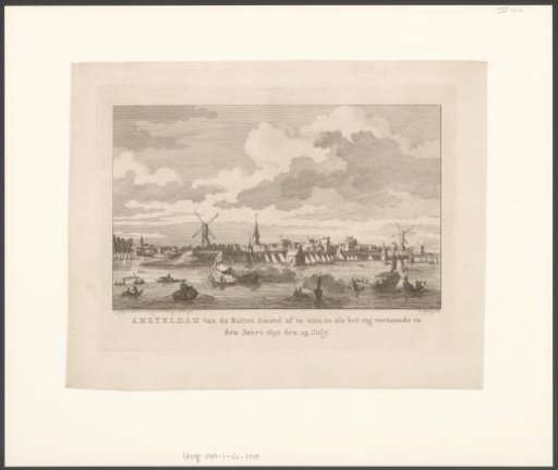 View of Amsterdam from the Amstel