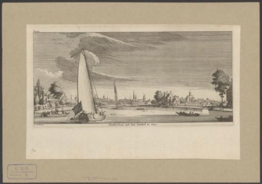 View of Amsterdam from the Amstel