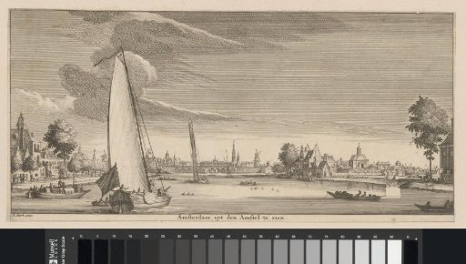 View of Amsterdam from the Amstel