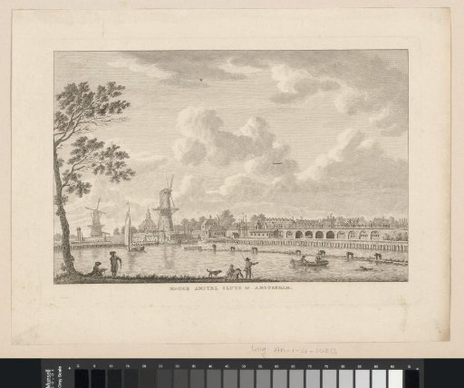 View of the Binnen-Amstel and the Hogesluis