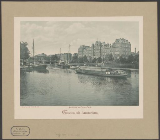 View of the Binnen-Amstel and the Amstel Hotel