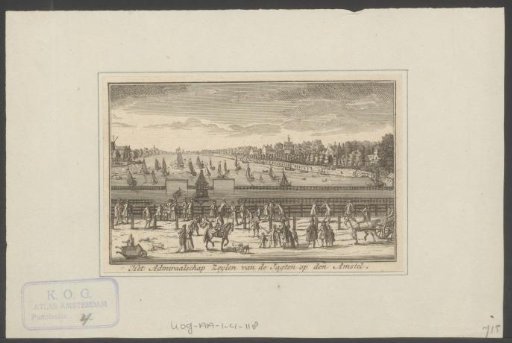 View of ships on the Buiten-Amstel