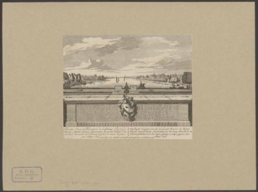 Title print for: Various views of the famous river the Buiten Amstel (...)