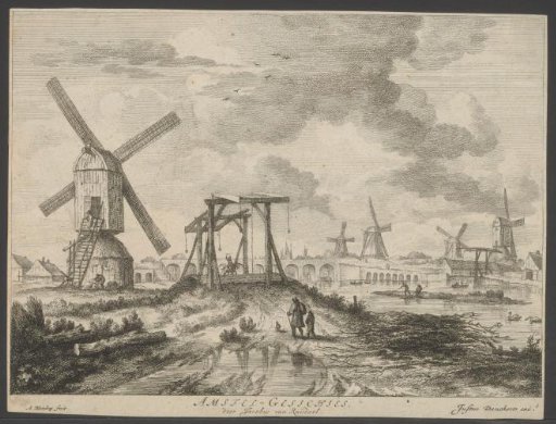 View of the Hogesluis from the Utrecht side