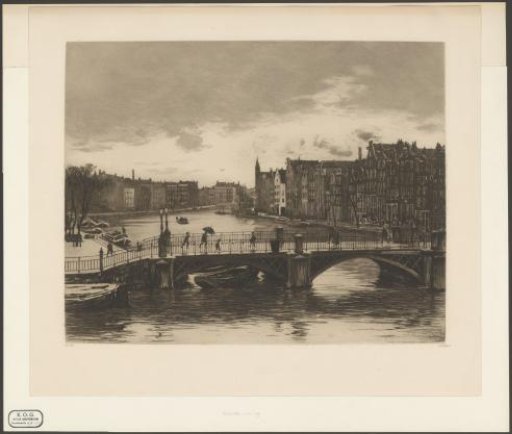 View of the Halvemaansbrug