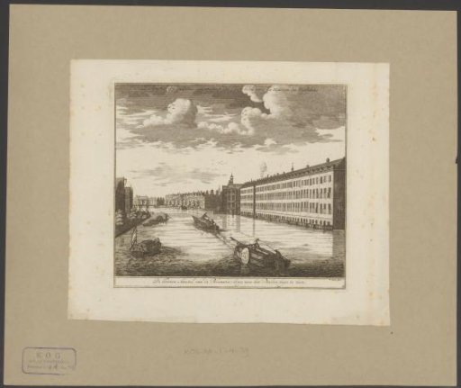 View of the Binnen-Amstel and the Diaconieweeshuis