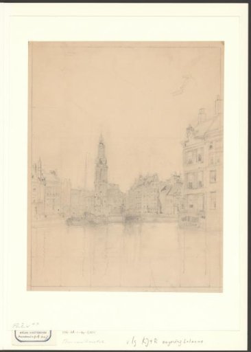 View of the Amstel in the direction of the Munt