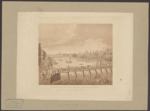 View of the Binnen-Amstel from the Blauwbrug