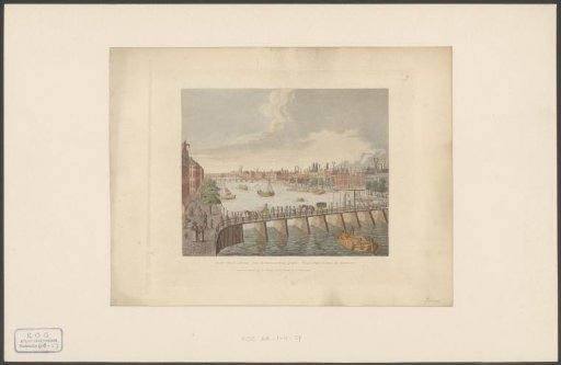 View of the Binnen-Amstel from the Blauwbrug