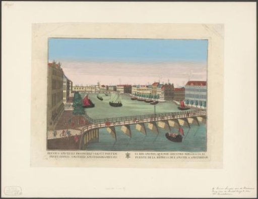 View of the Binnen-Amstel from the Blauwbrug