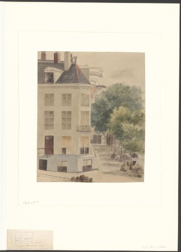 View of a corner house on the Groenburgwal and the 's-Gravelandseveer
