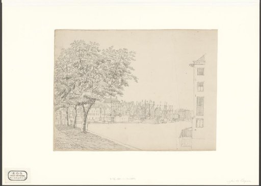View of Brewery De Drie Roskammen from the Binnen-Amstel