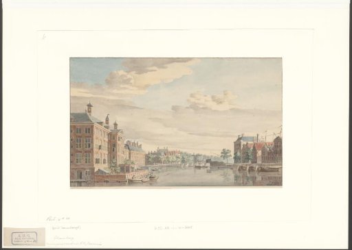 View of the Boys' Orphanage on the Amstel, looking towards the Blauwbrug