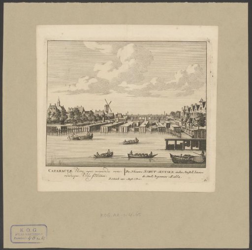 View of the Locks in the Binnen-Amstel
