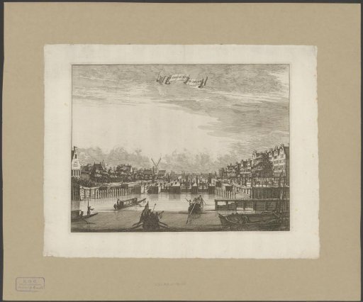 View of the Binnen-Amstel and the Amstel Locks