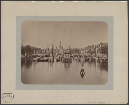 View of the Binnen-Amstel and the Amstel Locks
