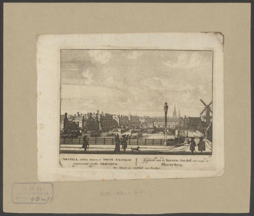 View of the Binnen-Amstel in Amsterdam