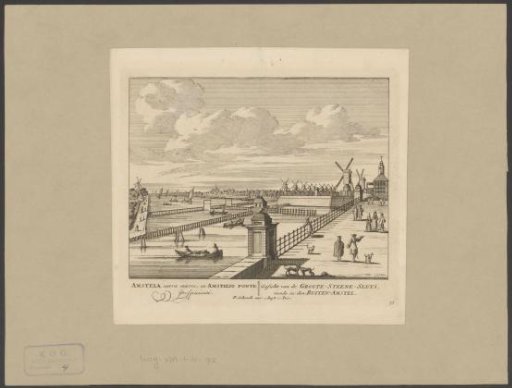 View of the Binnen-Amstel and the Hogesluis