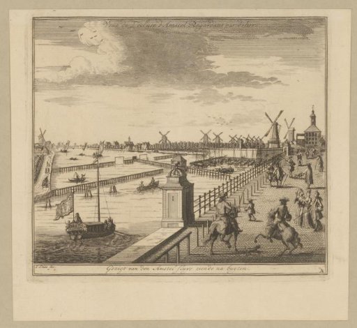 View of the Binnen-Amstel and the Hogesluis