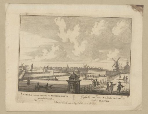 View of the Binnen-Amstel and the Hogesluis