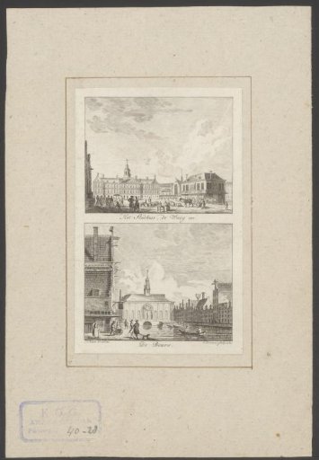 Views of the Dam and the Beurs of Hendrik de Keyser in Amsterdam
