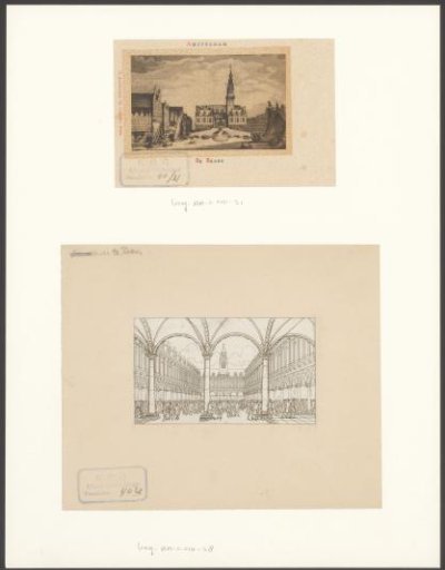 View of the Beurs of Hendrik de Keyser in Amsterdam