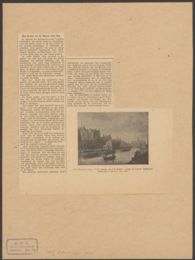 View of the Rokin, Hendrik de Keyser's Exchange, and the Nieuwezijds Chapel in Amsterdam