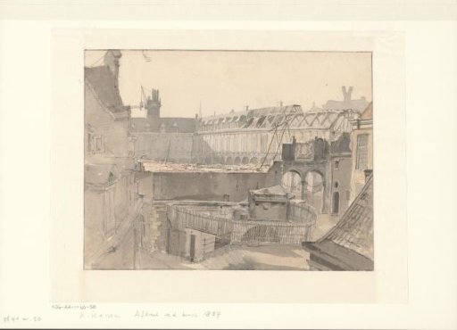 View of the Demolition of the Exchange of Hendrik de Keyser
