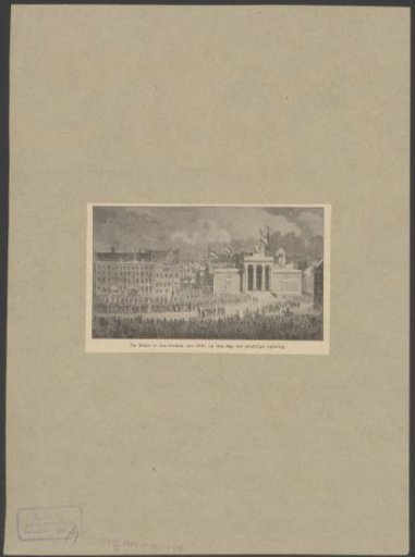 View of the Beurs van Zocher in Amsterdam at the Opening on 10 September 1845