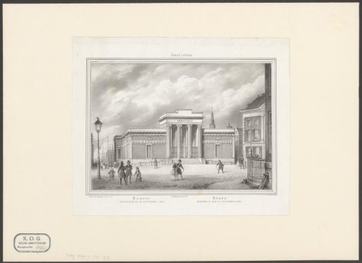 View of the Beurs van Zocher in Amsterdam