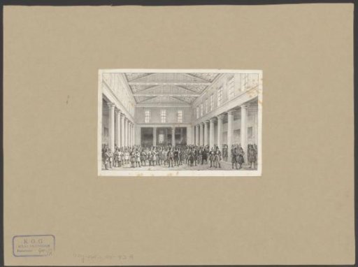Interior of the Beurs van Zocher in Amsterdam