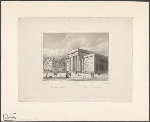 View of the Beurs van Zocher in Amsterdam